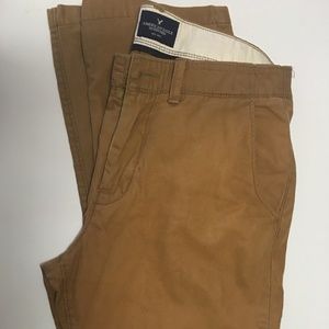 American Eagle Outfitters Khaki Straight Leg Pants